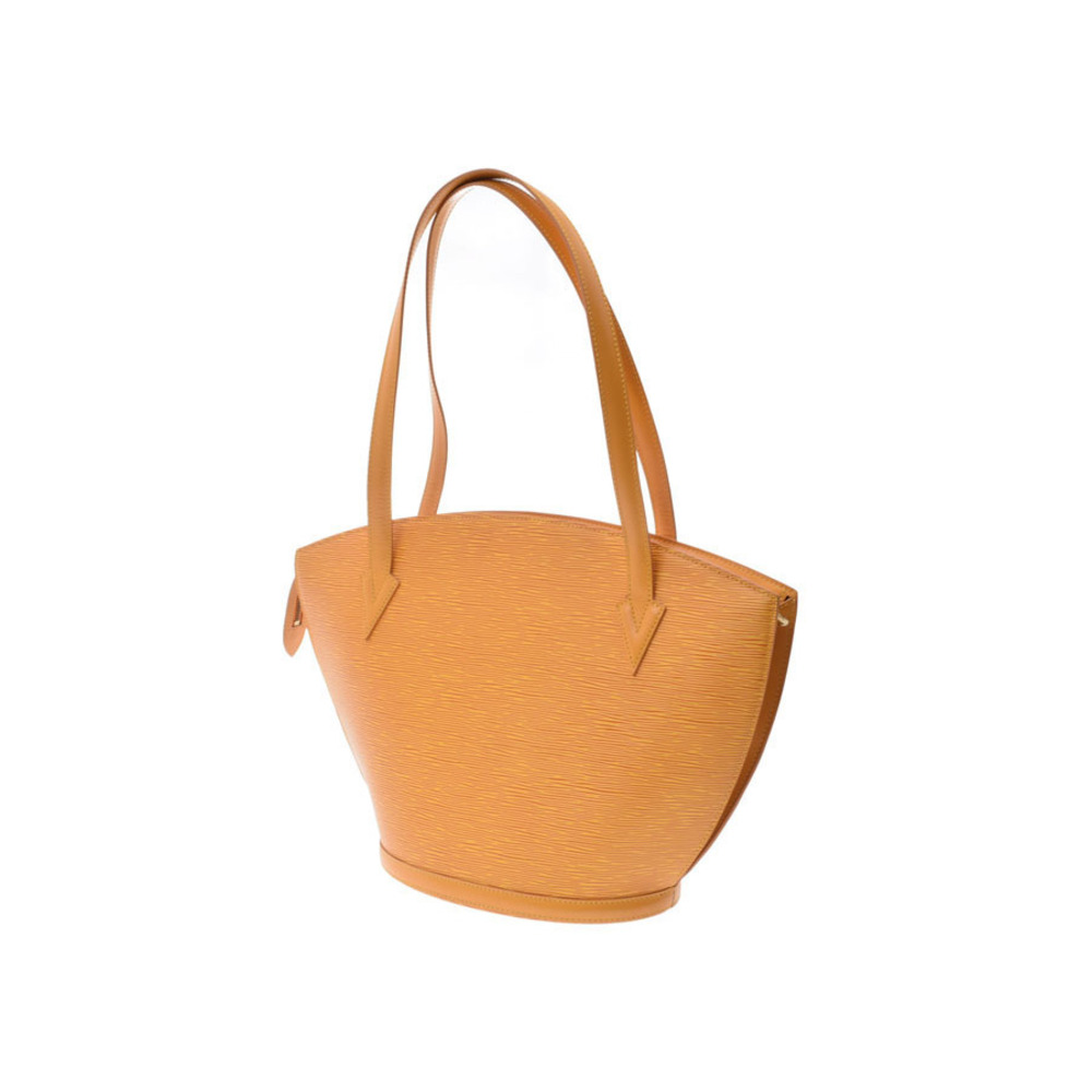 Louis Vuitton Jacques Bag Shoulder Yellow Leather Saint Shopping Epi